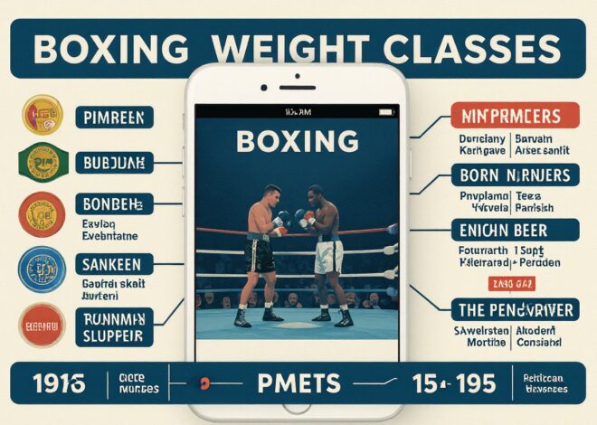 The History of Boxing Weight Classes – How Fighters Are Classified